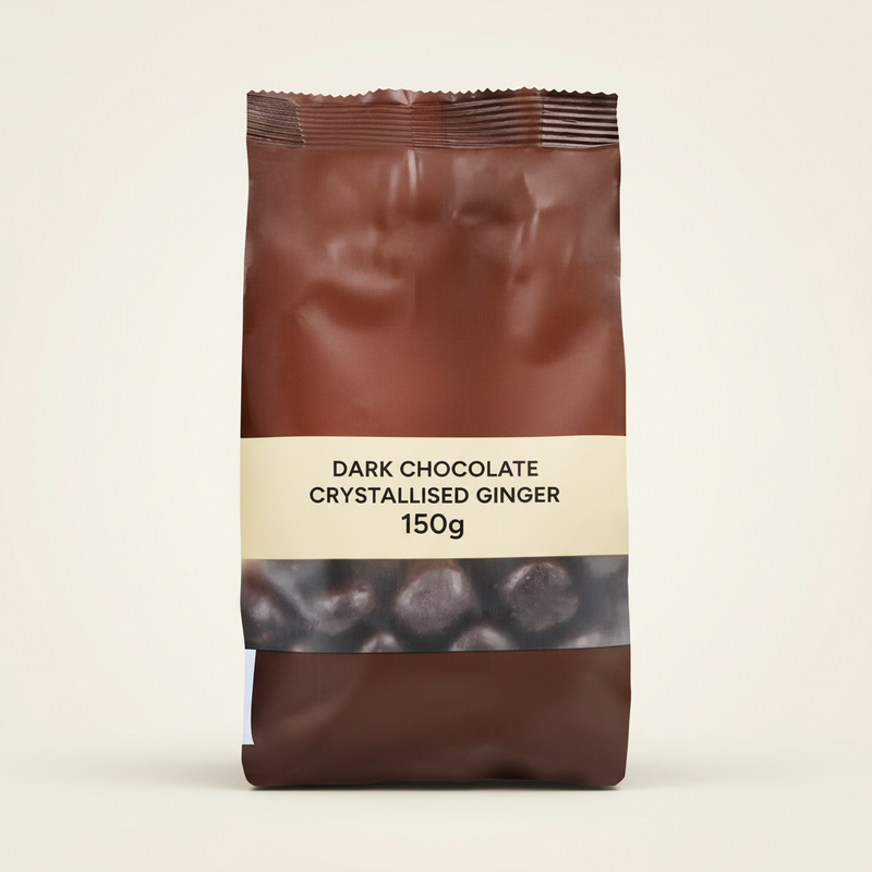 Holland & Barrett Dark Chocolate Crystallised Ginger 150g, UK version