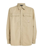 Men's Hoodie with Logo Patch on Sleeve