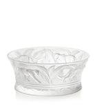 Lalique crystal jungle bowl with panther etching, 25cm, UK version