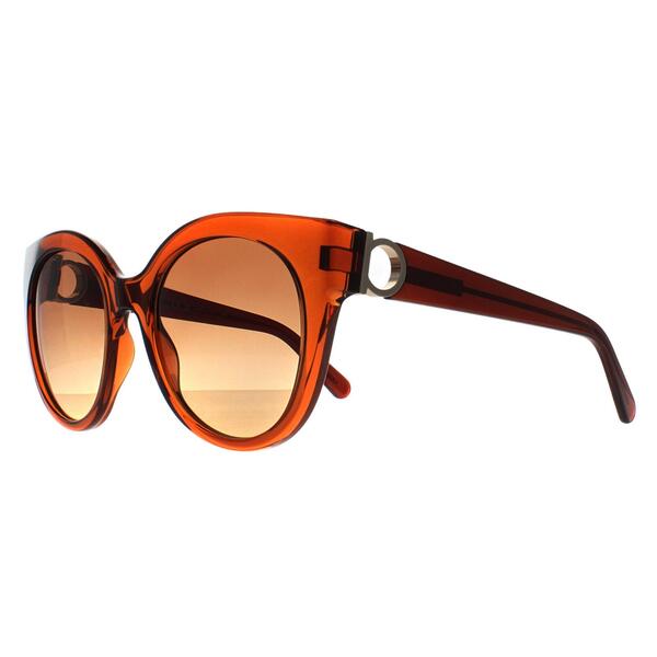 Salvatore Ferragamo women's sunglasses brown gradient, UK version
