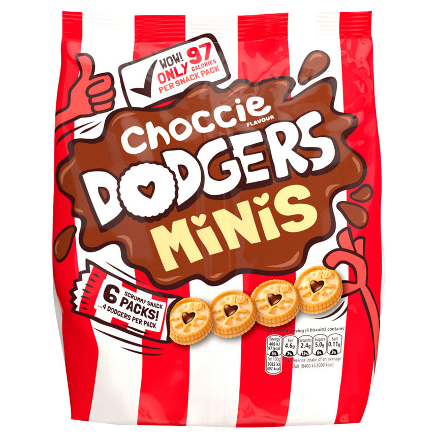 Choccie Dodgers Minis Choccie Dodgers Snack Packs GOODS ASDA   