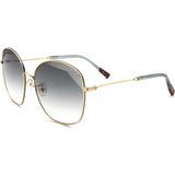 Lunettes de soleil Missoni Gold MIS0014 avec monture en métal 59mm, importées du Royaume-Uni