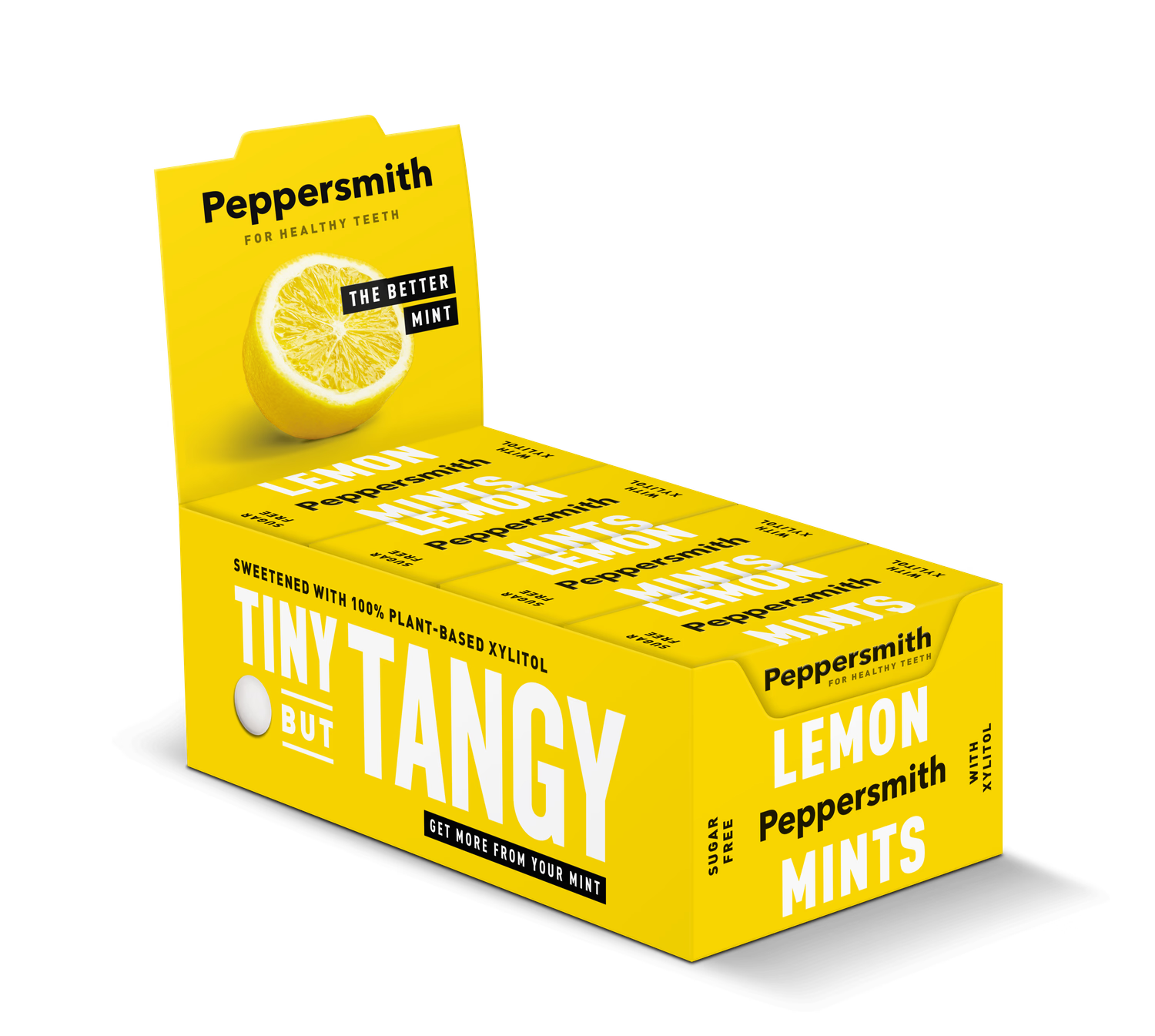 Peppersmith lemon mints 12 pack - British product