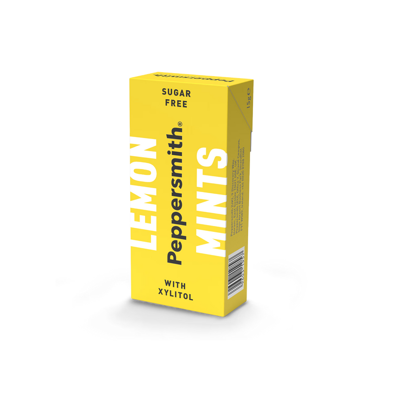 Peppersmith lemon mints 12 pack - British product