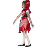 Smiffys Zombie Miss Hood costume with red cape - British product