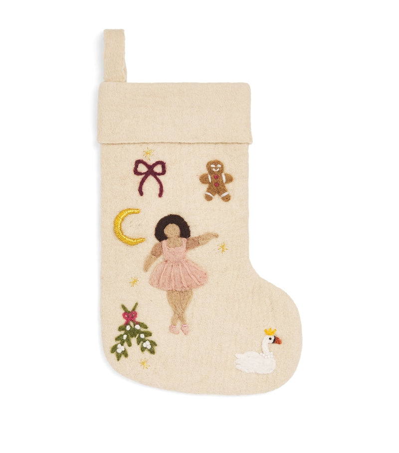 Shirley Bredal wool ballerina stocking, British product