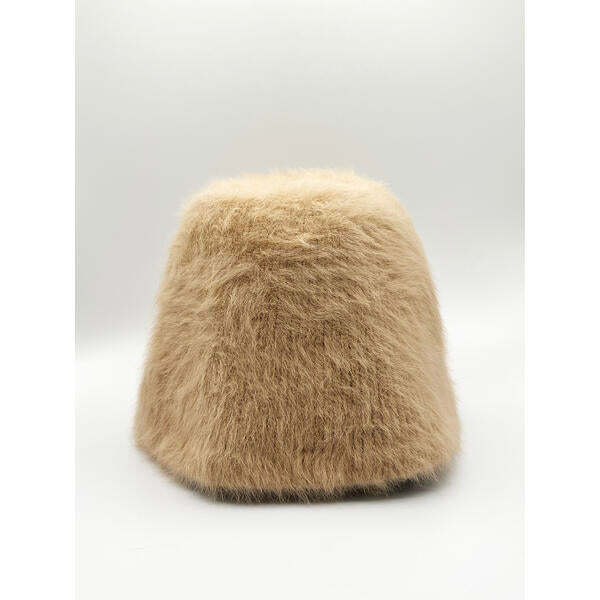 SVNX soft seamless bucket hat beige brown, UK version