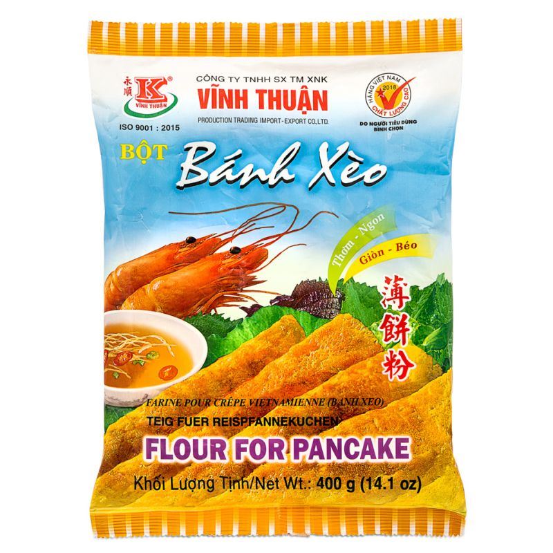 Vinh Thuan pancake flour for Vietnamese pancakes, UK version