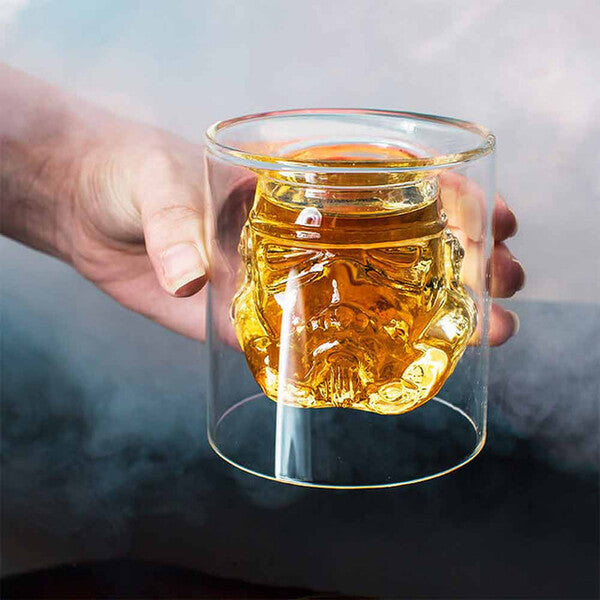 Thumbs Up Stormtrooper inverted whiskey glass 150ml, imported from the UK