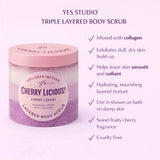 Yes Studio body scrub cherry 600g (British brand)