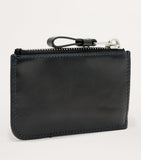 AllSaints leather card holder with coin purse, imported from the UK