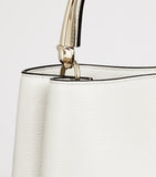 Cartier small leather top-handle bag with panther motif, UK version
