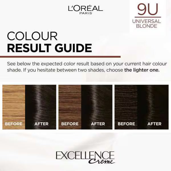 L'Oreal Paris Excellence Creme Very Light Blonde Hair Dye, UK version