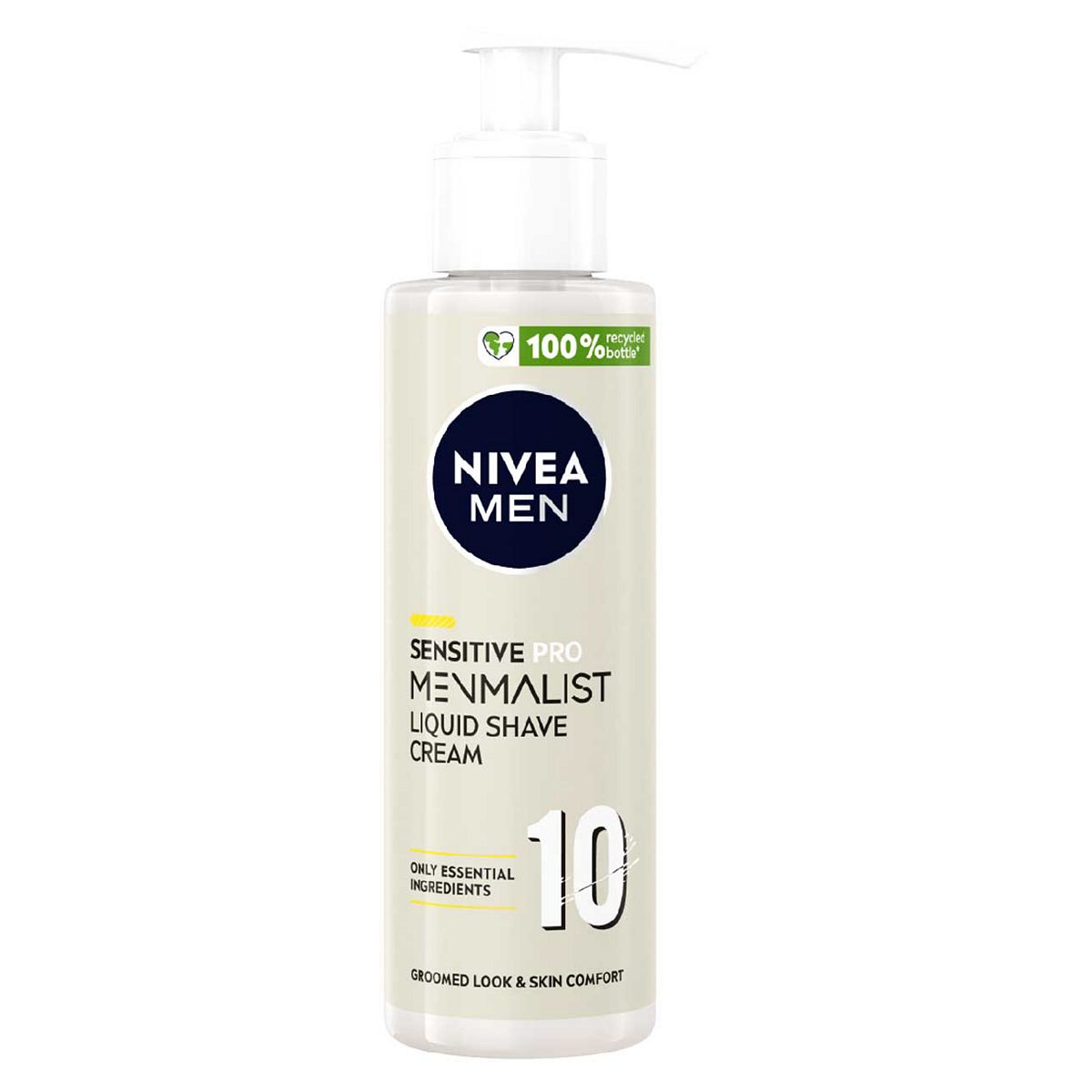 NIVEA MEN Sensitive Pro Menmalist Liquid Shave 200ml Men's Toiletries Boots   