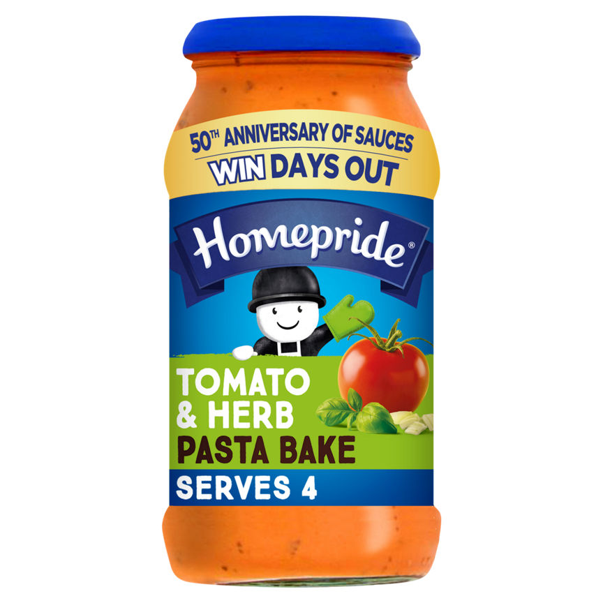 Homepride Pasta Bake Sauce Creamy Tomato and Herb GOODS ASDA   