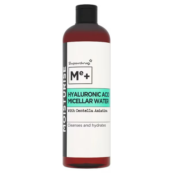 Me+ Micellar Water Hyaluronic Acid 400ml, imported from the UK