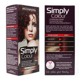 Simply Colour permanent hair dye deep red brown 4.5 UK version