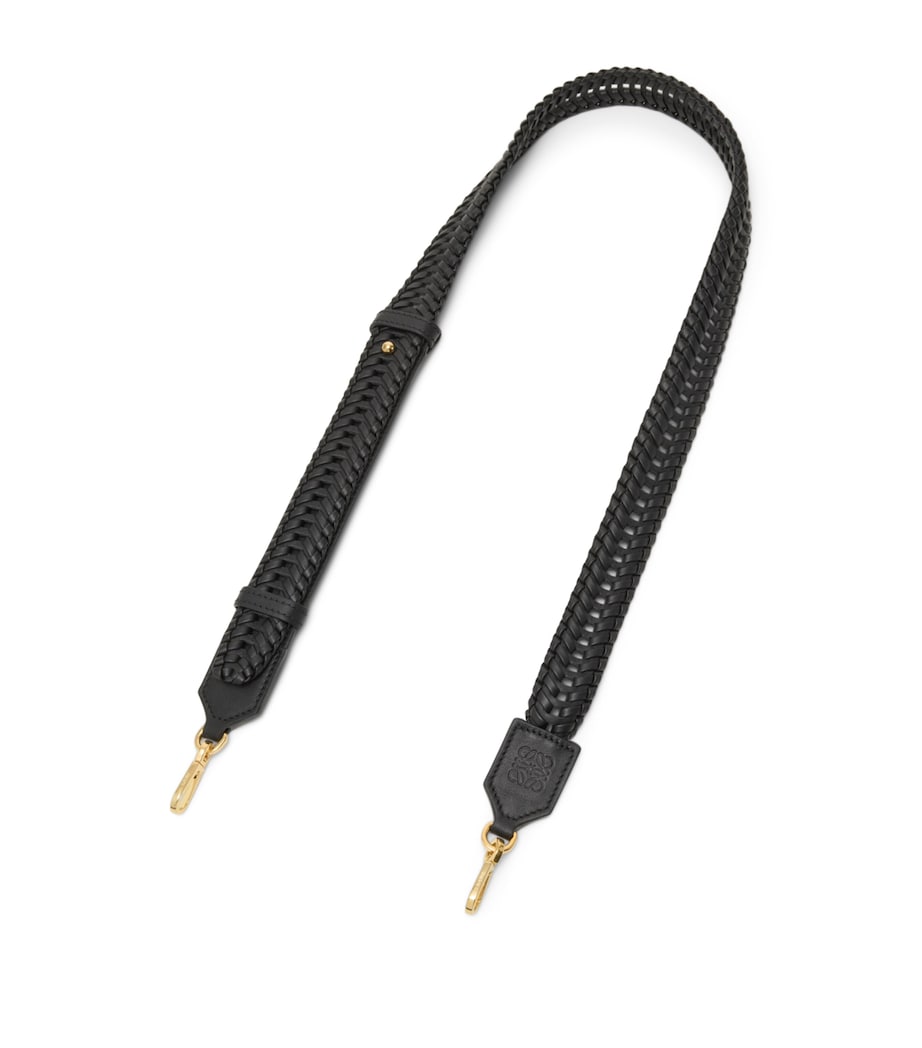 LOEWE leather woven bag strap 122cm length, UK version