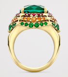 Boodles yellow gold tourmaline ring, imported from the UK