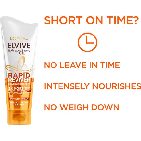 Elvive Rapid Reviver Treatment for Extraordinary Oils 200ml GOODS Superdrug   