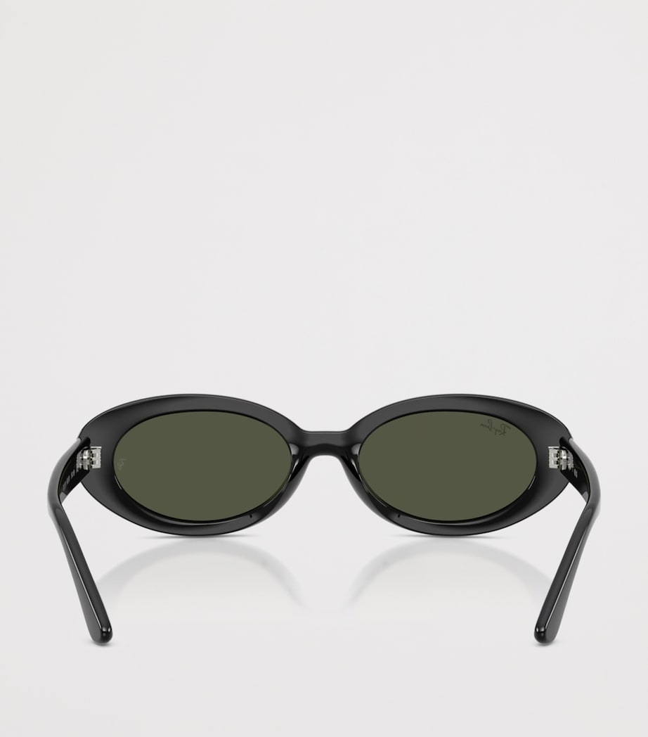 Ray-Ban RB2223 Sonnenbrille mit gekrümmter Kissenform und Etui - Britisches Produkt