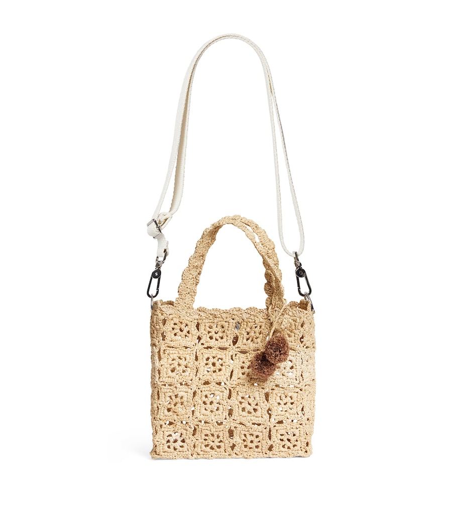 Bonpoint raffia top-handle bag - British product