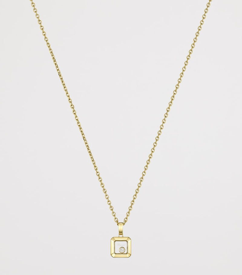 Chopard Happy Diamonds necklace 18kt yellow gold, imported from the UK