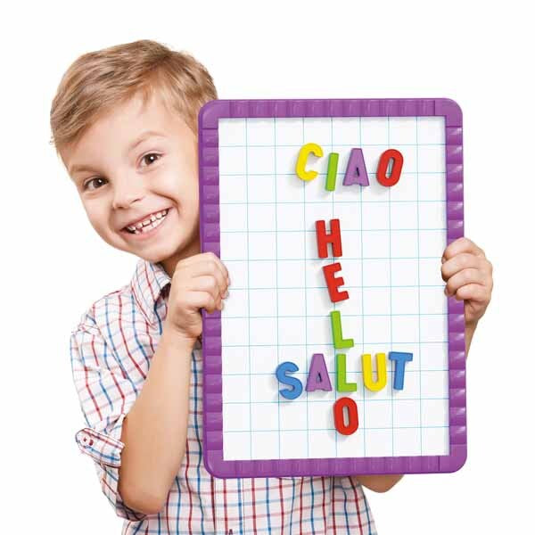 Quercetti Magnetino Letters Basic magnetic alphabet set (British brand)