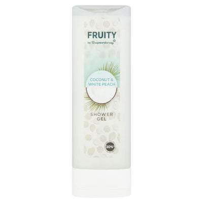 Superdrug Superdrug Coconut & White Peach Shower Gel 250ml- Buy online at McGrocer
