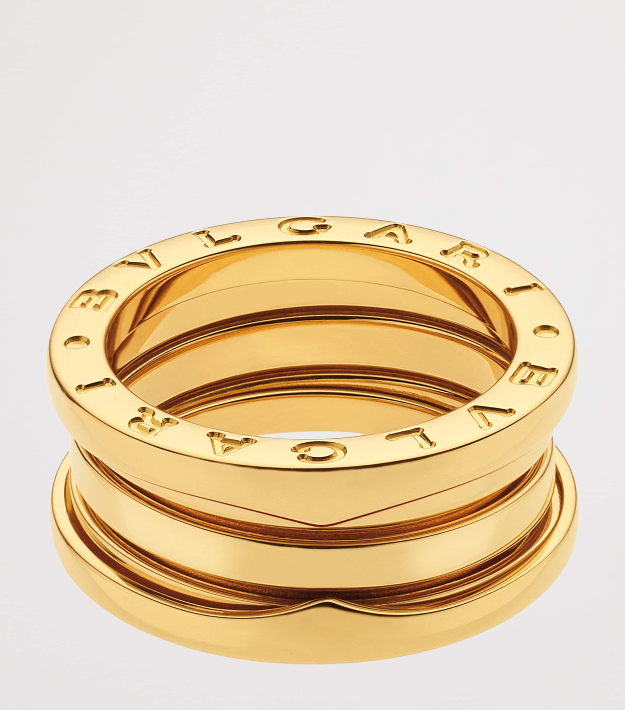 Bvlgari B.zero1 three-band ring 18kt yellow gold - British product