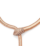Bvlgari Serpenti rose gold diamond necklace - British product