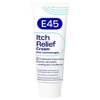 Crema E45 para aliviar el picor, 100 g, crema británica para el cuidado de la piel.