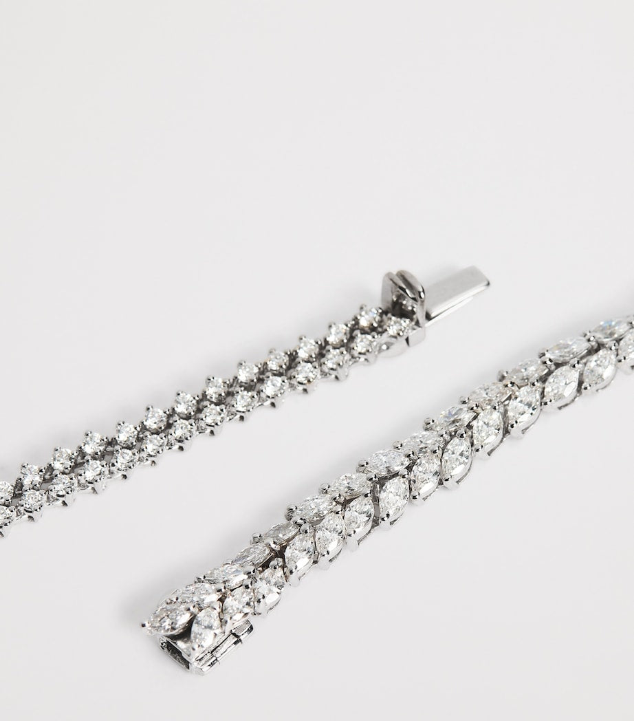 Yeprem Y-Couture white gold diamond choker, imported from the UK