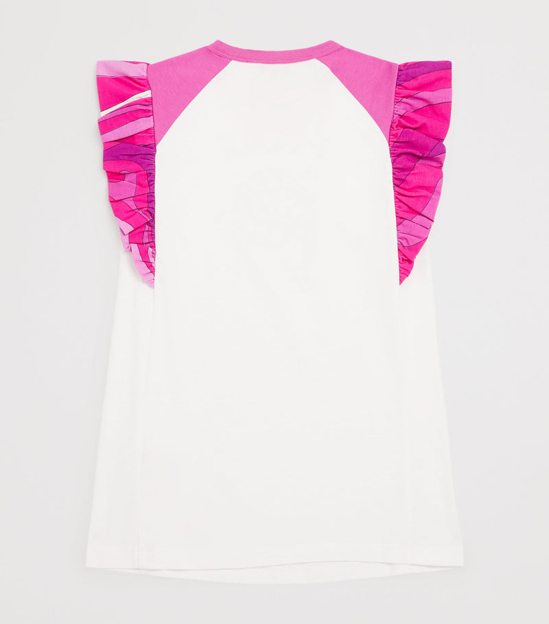 PUCCI Junior Cotton Logo T-Shirt for ages 4-14, imported from the UK