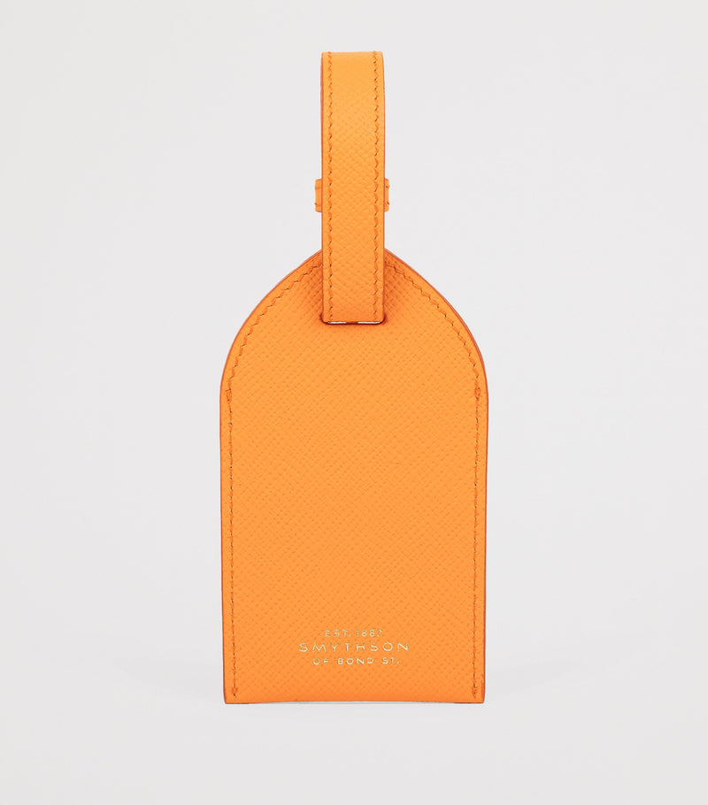 Smythson Calfskin Panama Luggage Tag (British brand)