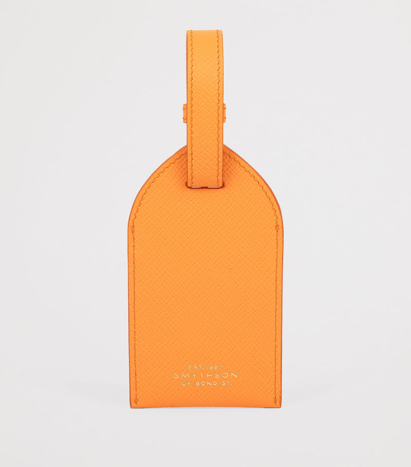 Smythson Calfskin Panama Luggage Tag (British brand)