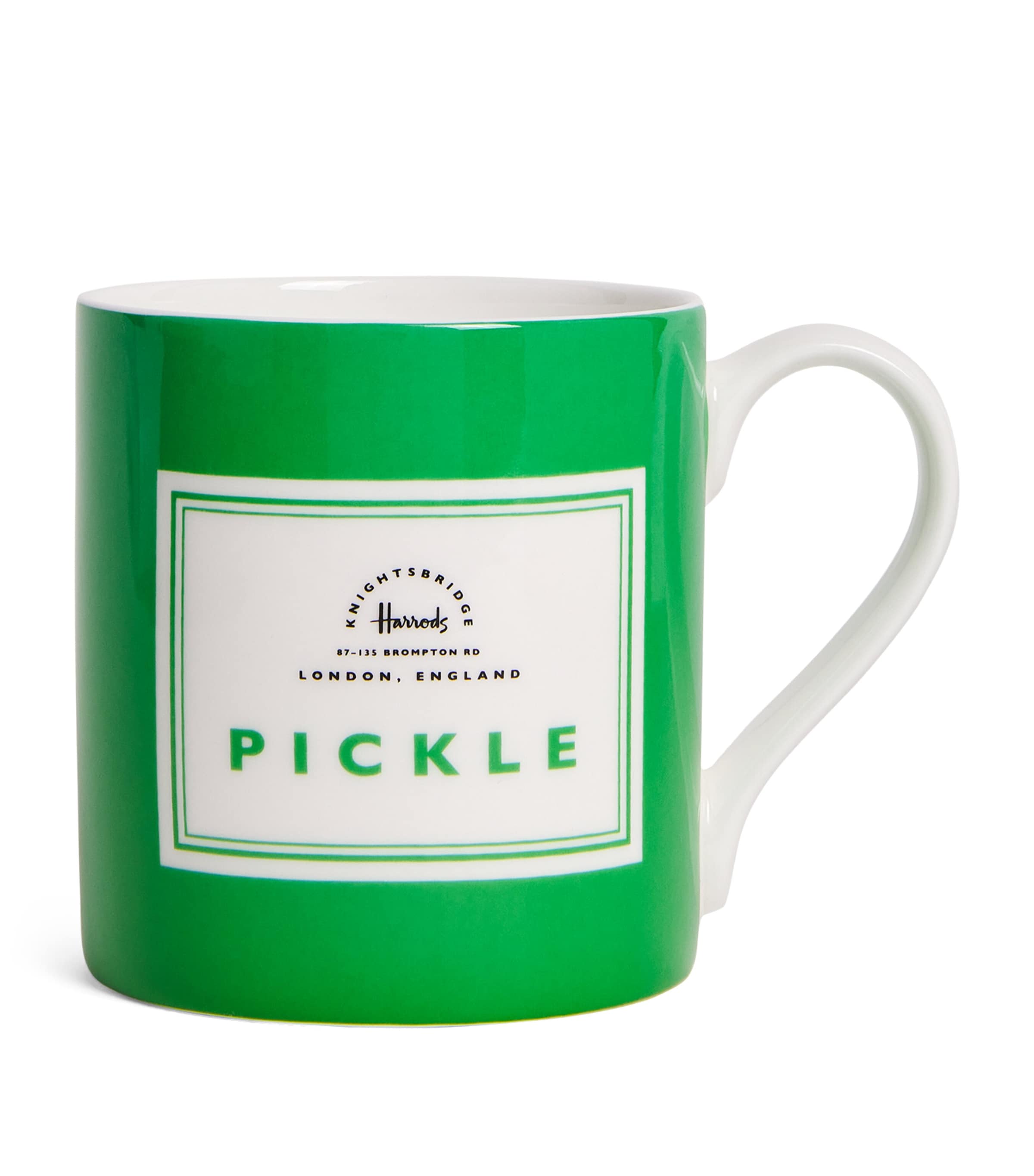 Harrods Pickle Logo mug, UK version