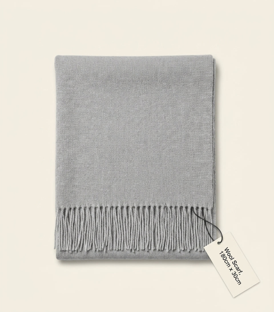 Mulberry muted tone cashmere scarf 195x30cm (British brand)