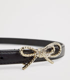 Claudie Pierlot leather knot belt 1.5cm width (British brand)