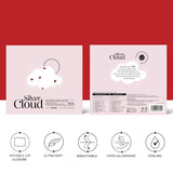 Silver Cloud satin gift set heart print (British brand)