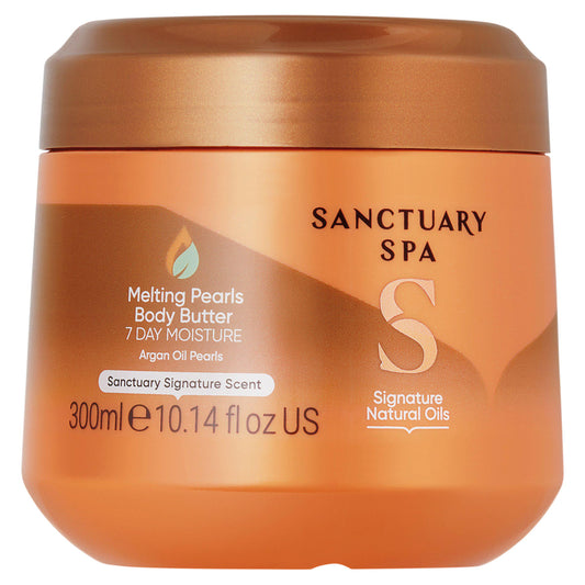 Sanctuary Spa Signature Natural Oils Melting Pearls Body Butter 300ml GOODS Sainsburys   