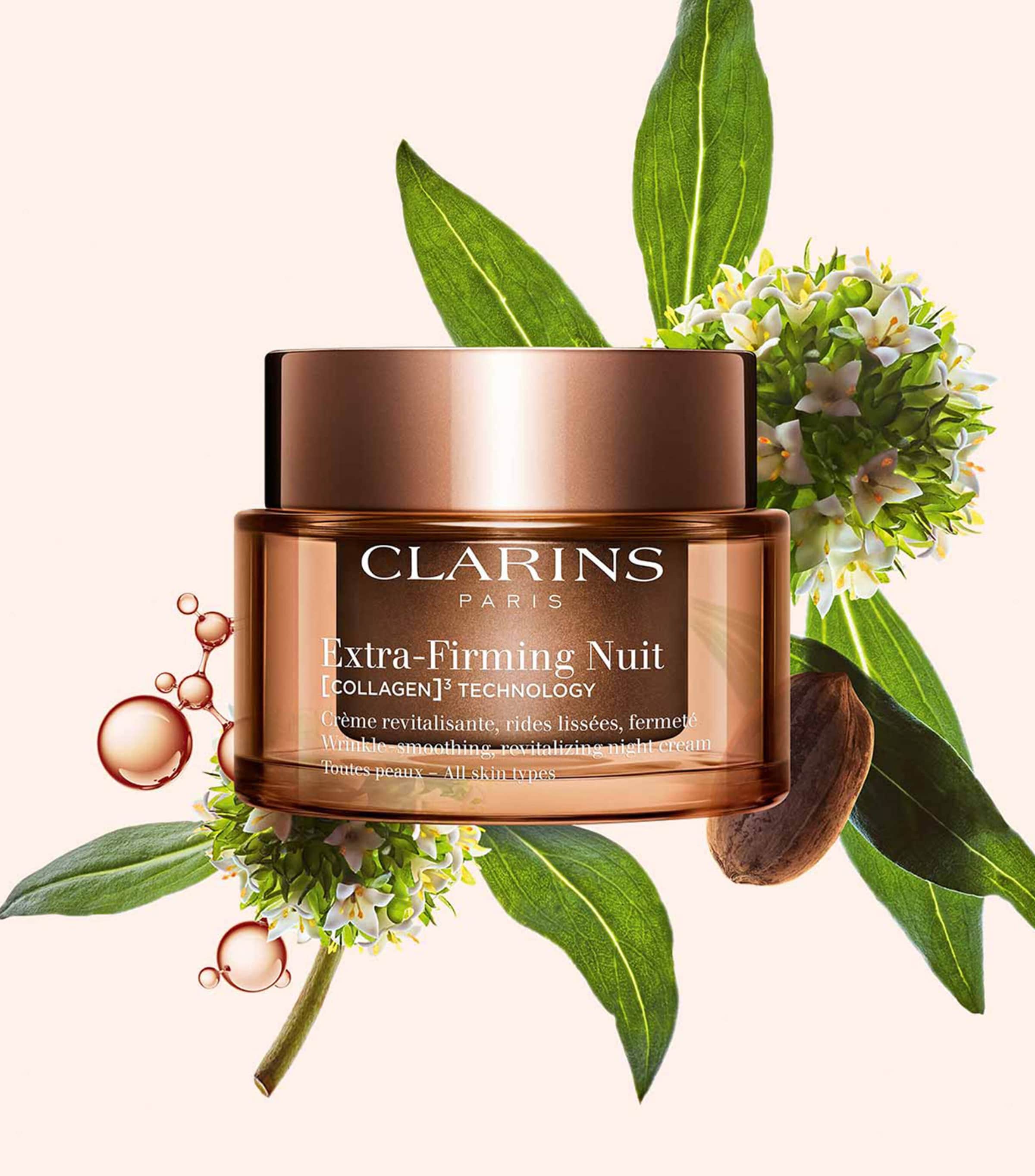 Clarins extra-firming night cream for all skin types 50ml - British product