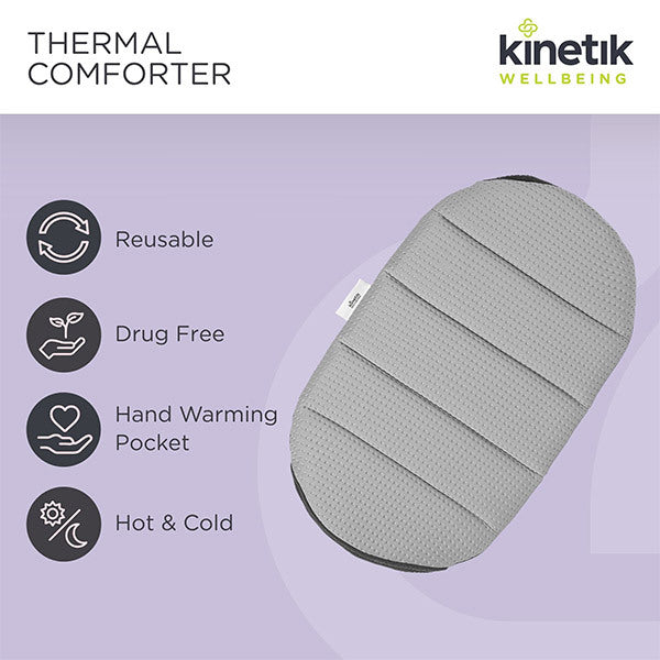 Kinetik Wellbeing thermal comforter dual-use hot cold wrap, imported from the UK