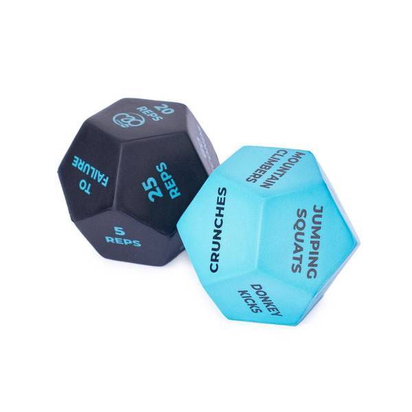 Fitness Mad fitness dice pack of 2 10cm - British product