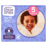 Sainsbury's Little Ones Dry Fit Size 5 Junior 40 Nappies nappies Sainsburys   