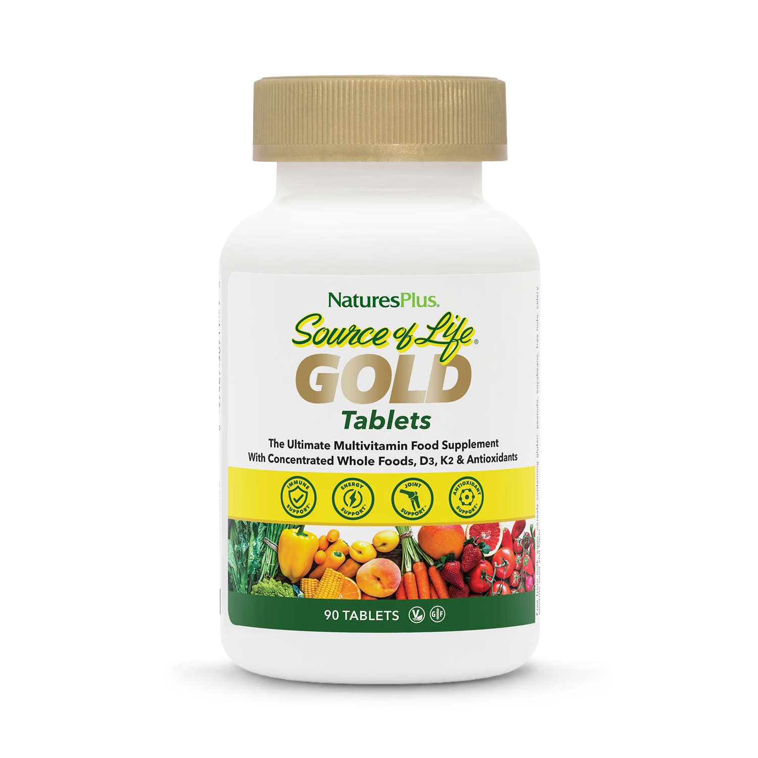 NaturesPlus Source of Life Gold multivitamin 90 tablets - British product