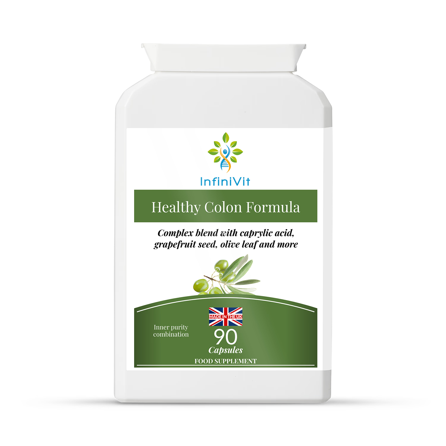 InfiniVit Healthy Colon Formula 90 capsules, UK version
