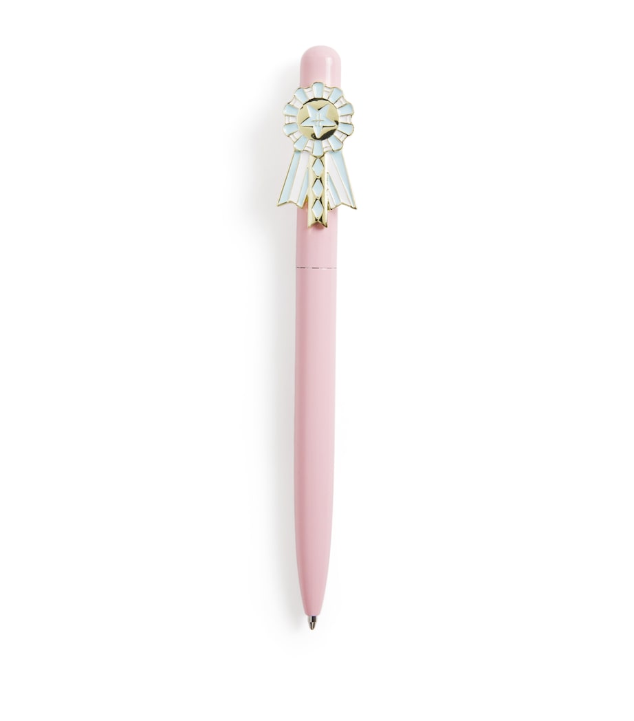 Harrods rosette pen pastel metal - British product