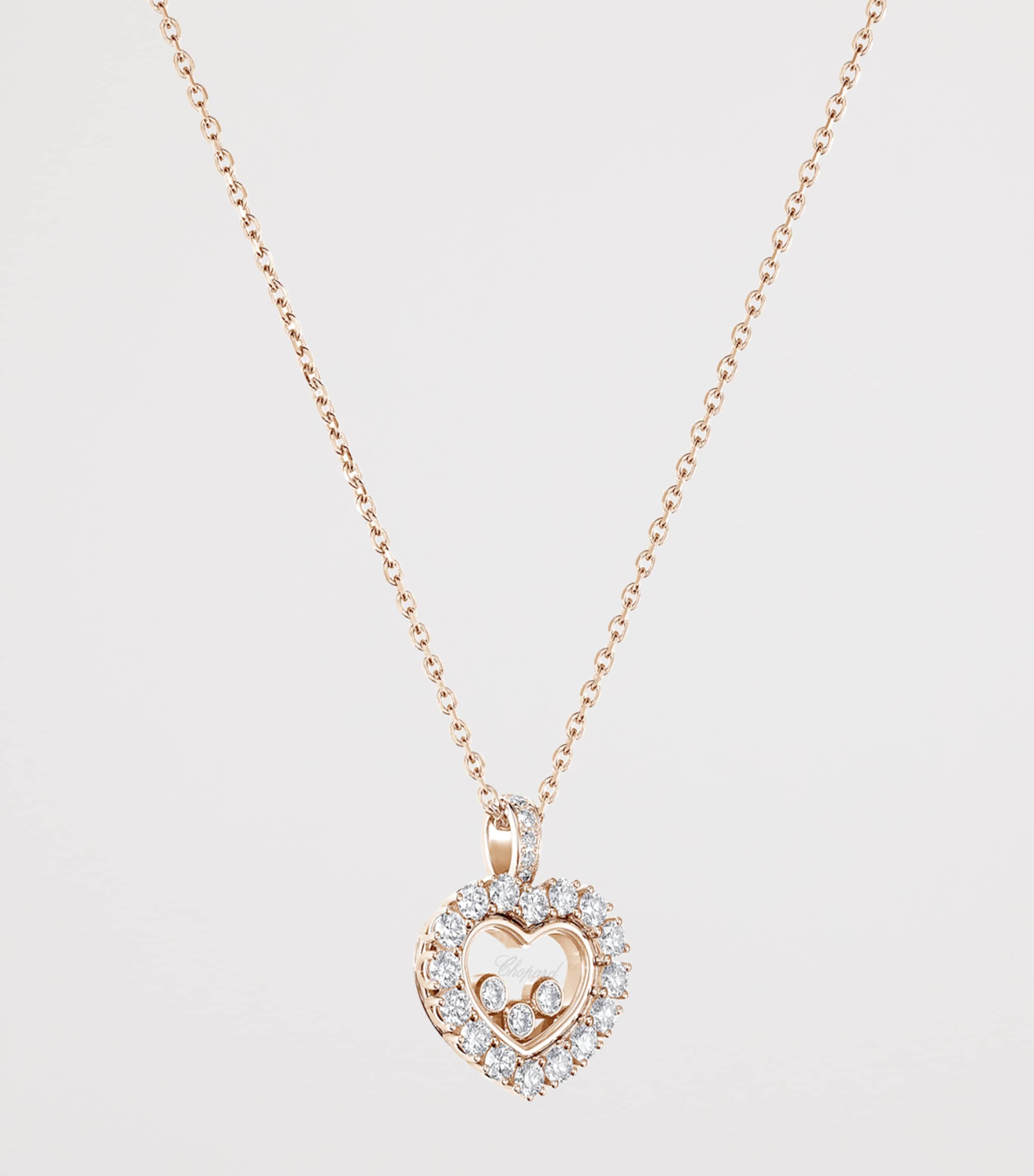 Chopard Happy Diamonds pendant rose gold diamond - British product