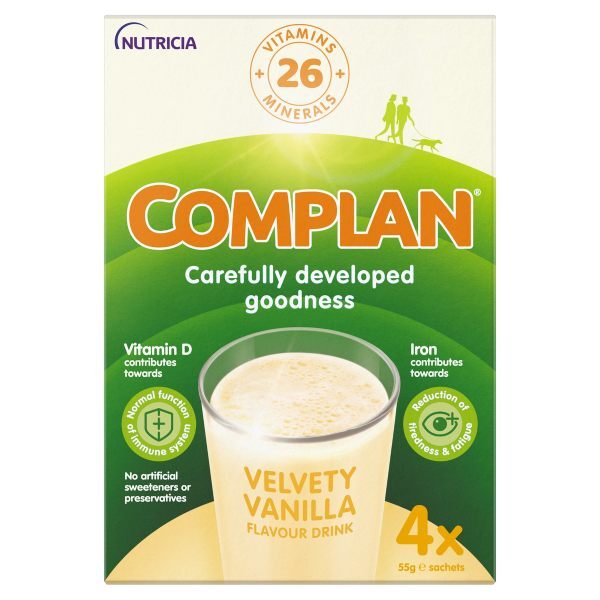 Complan Vanilla Nutritional Drink Sachet 4x55g GOODS Boots   